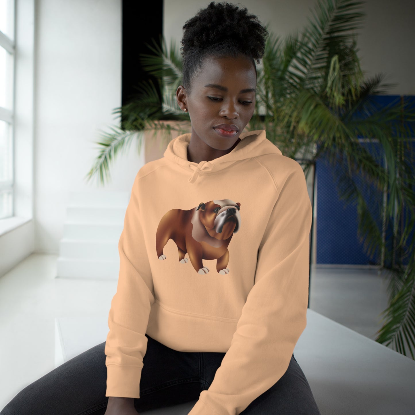 Trendy Unisex Hoodie - British Dog