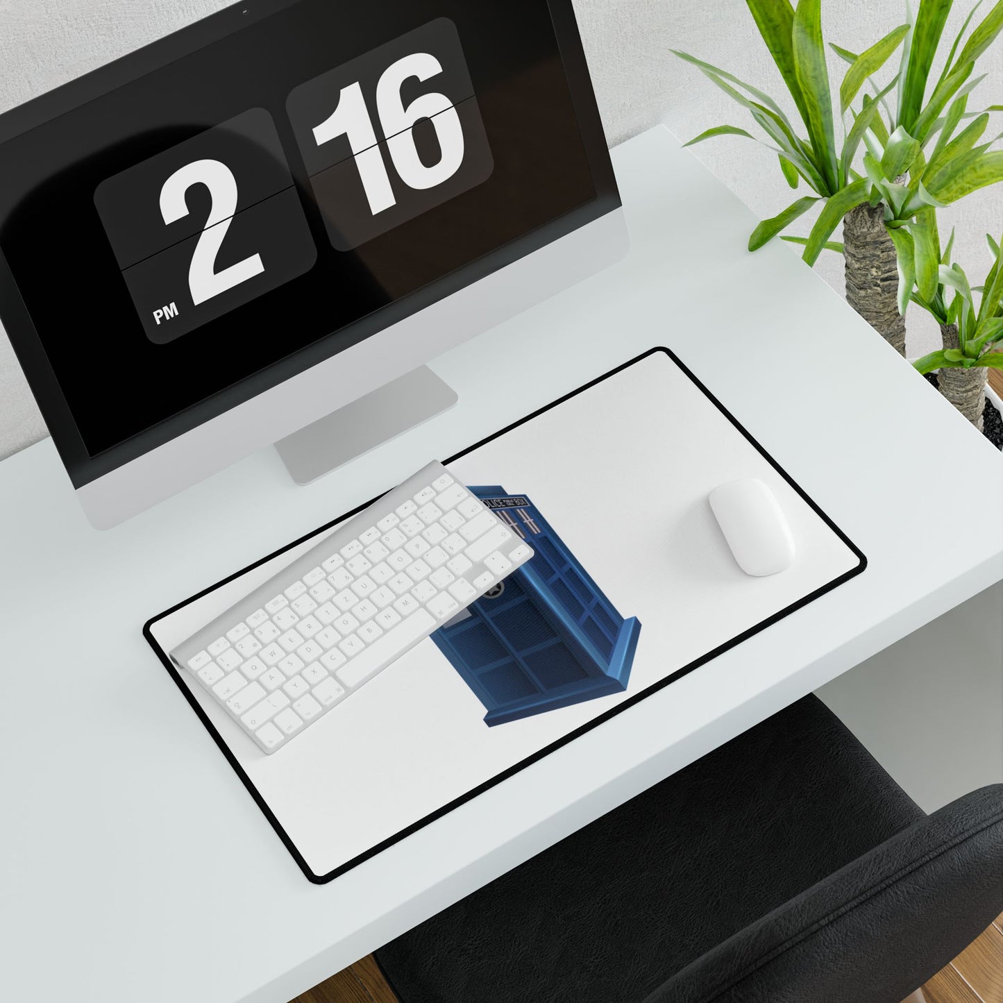 Doctor Who TARDIS Desk Mat - Gaming, Office Decor, Geek Gift, Mouse Pad, Home Office Accessories