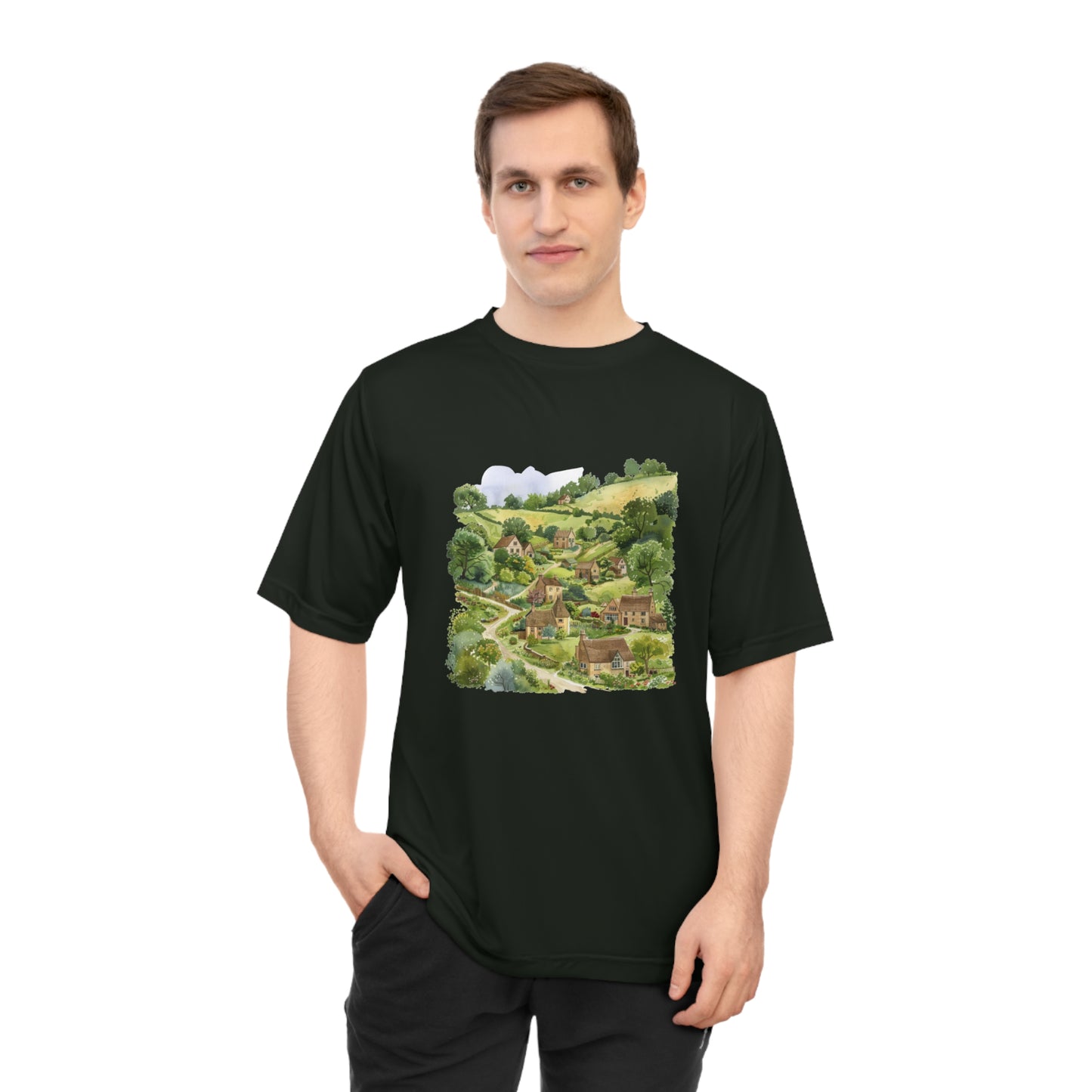 Unisex Zone Performance T-shirt - Green & Serene - Nature in the UK
