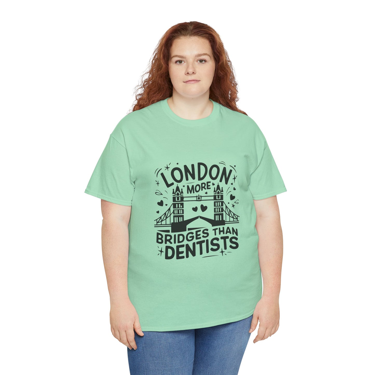 Unisex Heavy Cotton Tee - London is having more Bridges