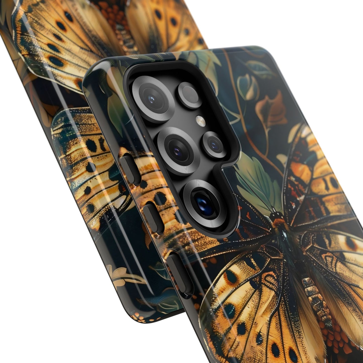 Butterfly Floral Phone Case, Tough Cases, Protective Cover, Unique Gift, Nature Lover, Art Print, Spring Decor