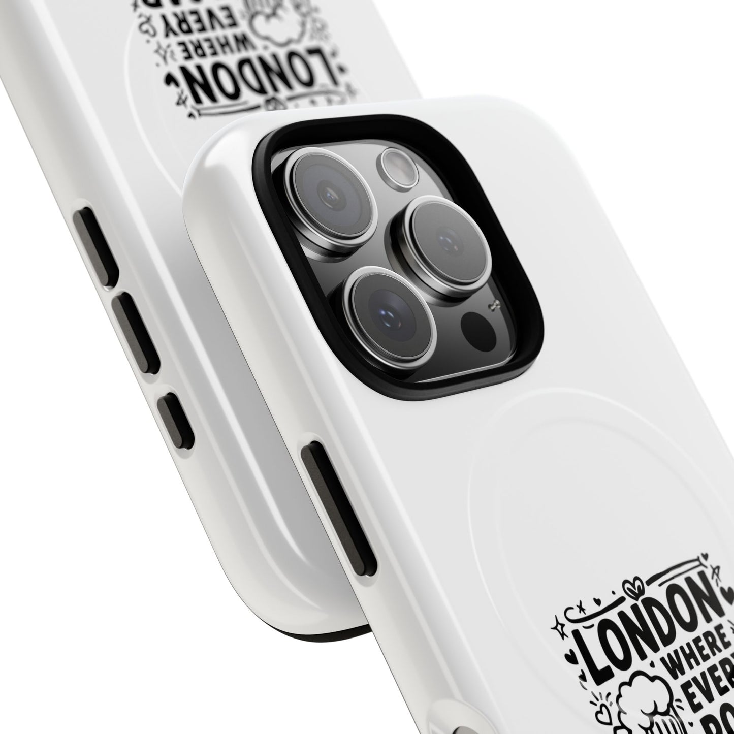 London Pub Themed Tough Magnetic Case for Phone, Unique Phone Accessories, Gift for Travelers, Fun Drink Lovers, Birthday or Travel Gift
