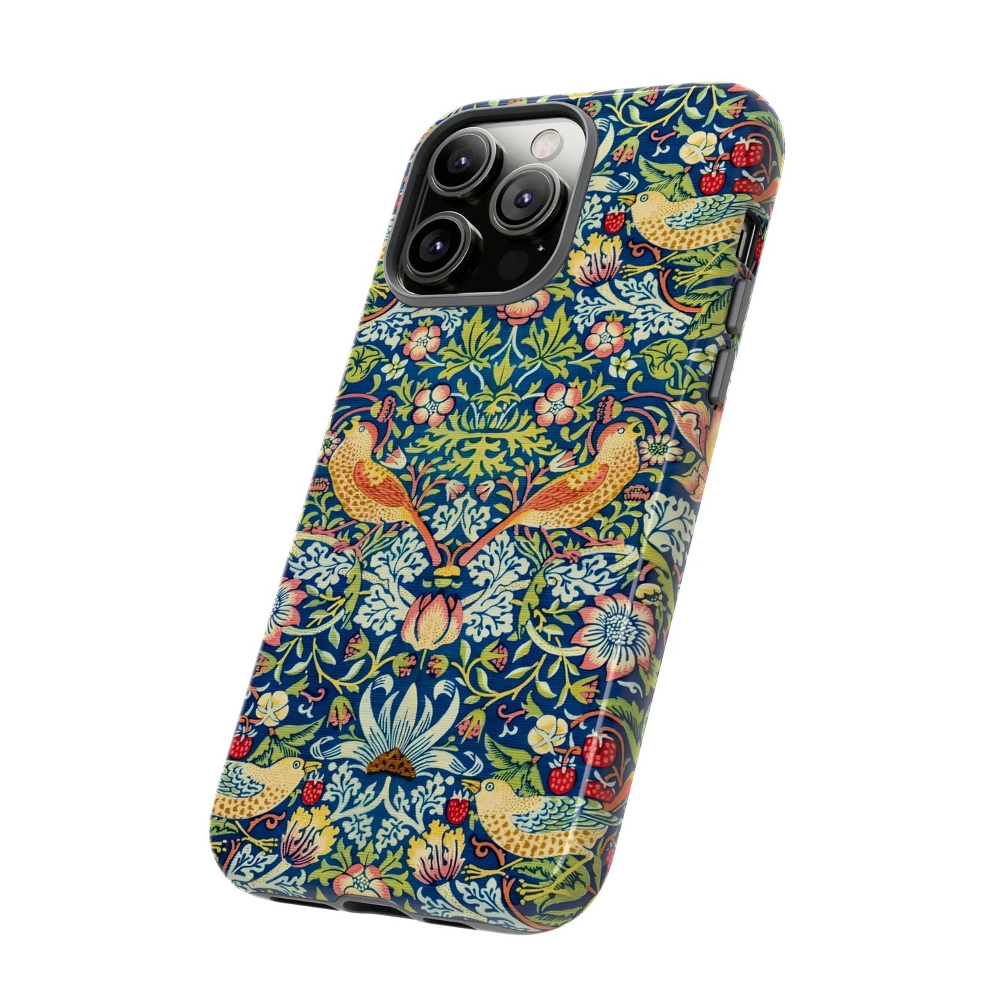 Floral Phone Case | Tough Cases, Stylish Protection, Unique Gift, Eco-Friendly, Floral Pattern, Bird Design