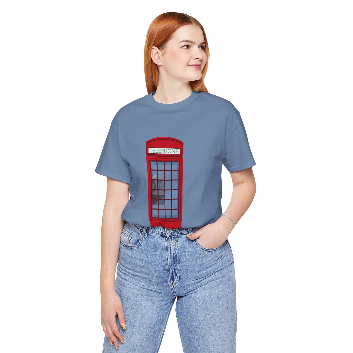 Unisex Jersey Short Sleeve Tee - British Public Telephone