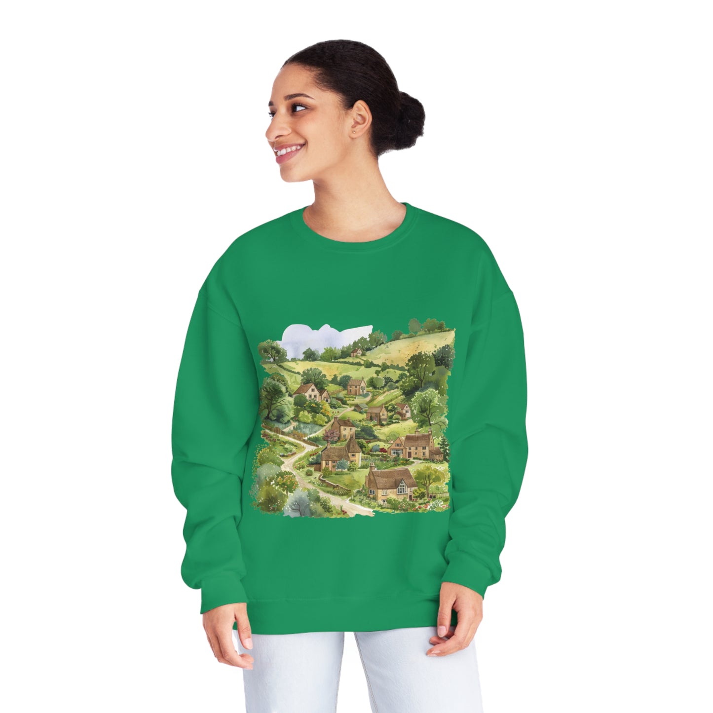 Unisex NuBlend® Crewneck Sweatshirt - Scenic Landscapes and Natural Beauty