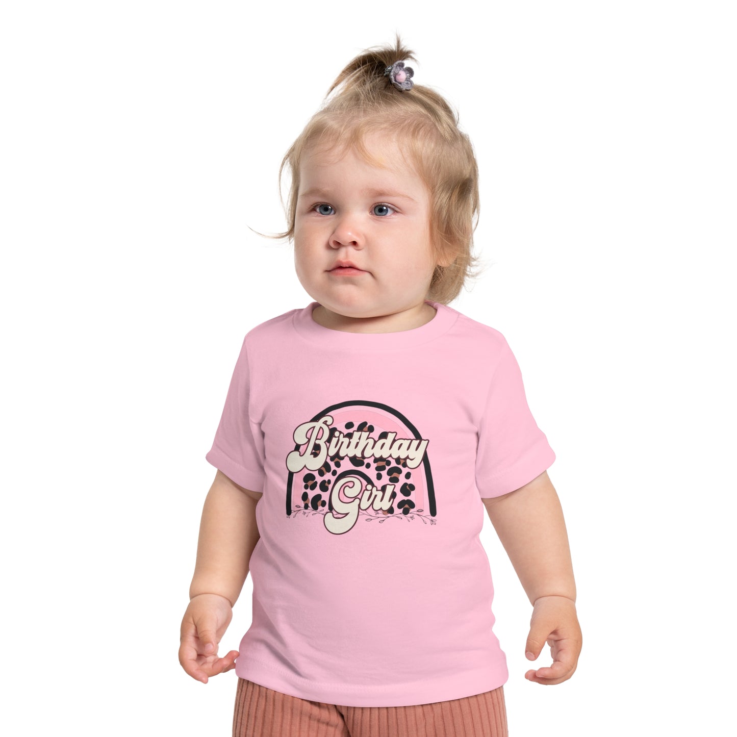 Floral Bow Baby T-Shirt - Cute Short Sleeve Top for Little Ones