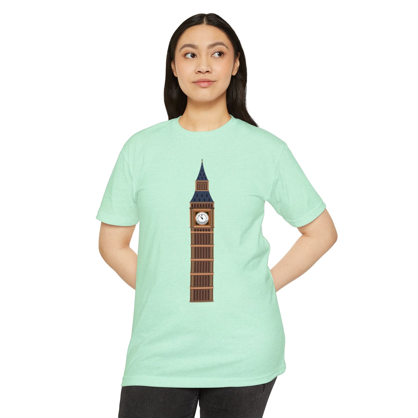 Unisex CVC Jersey T-shirt - Big Ben - The Heartbeat of London