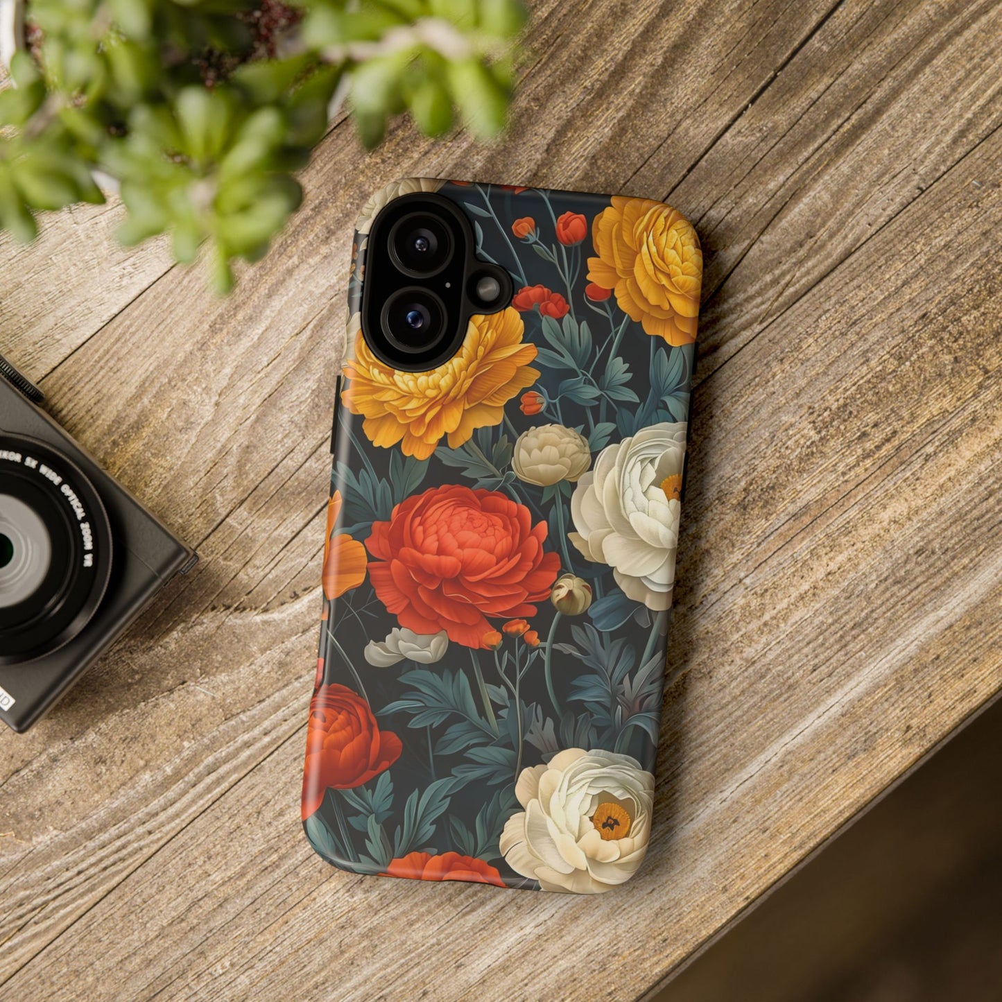 Floral Tough Case for Phones | Durable Floral Phone Cover, Boho Chic, Unique Gift for Her, Phone Protection, Flower Design