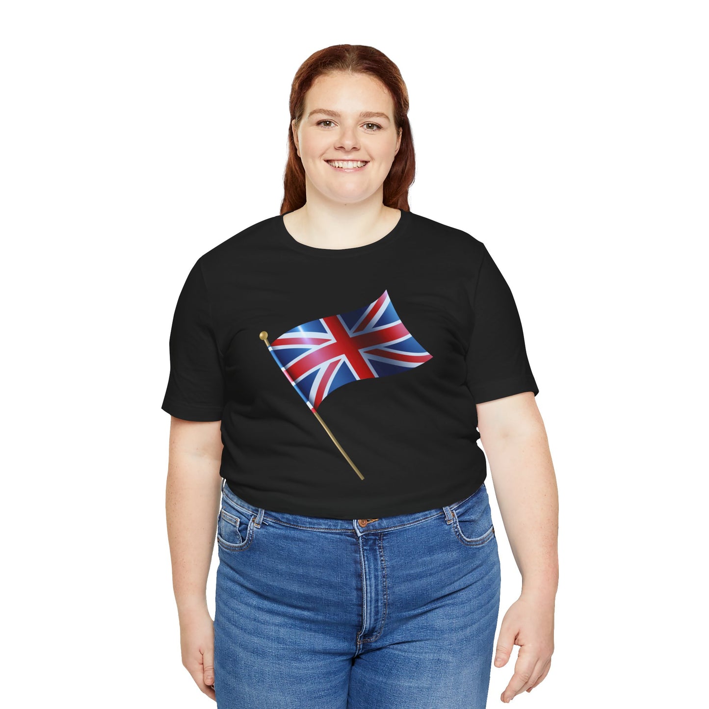 Unisex Jersey Short Sleeve Tee - Classic UK Flag Design - Union Jack Symbol