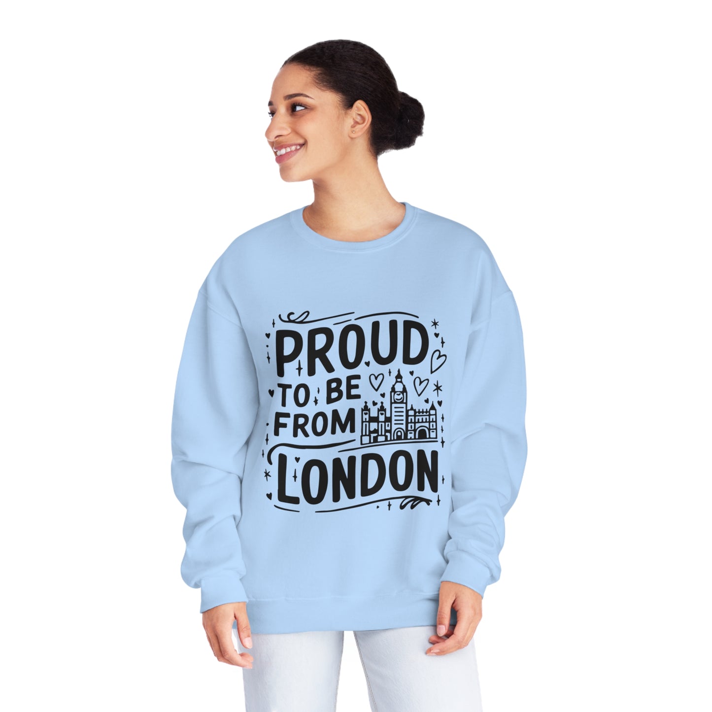 Unisex NuBlend® Crewneck Sweatshirt - Proud to be from London