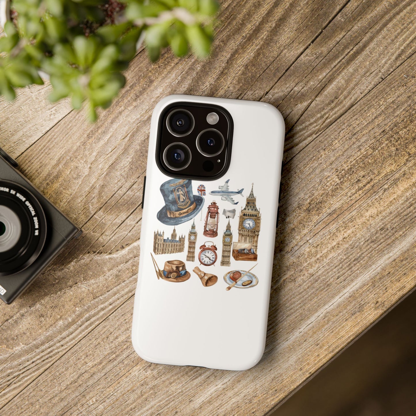 London-Themed Phone Case, Durable iPhone Cover, Gift for Travelers, Unique Cell Phone Accessories, Stylish Gadget Protection