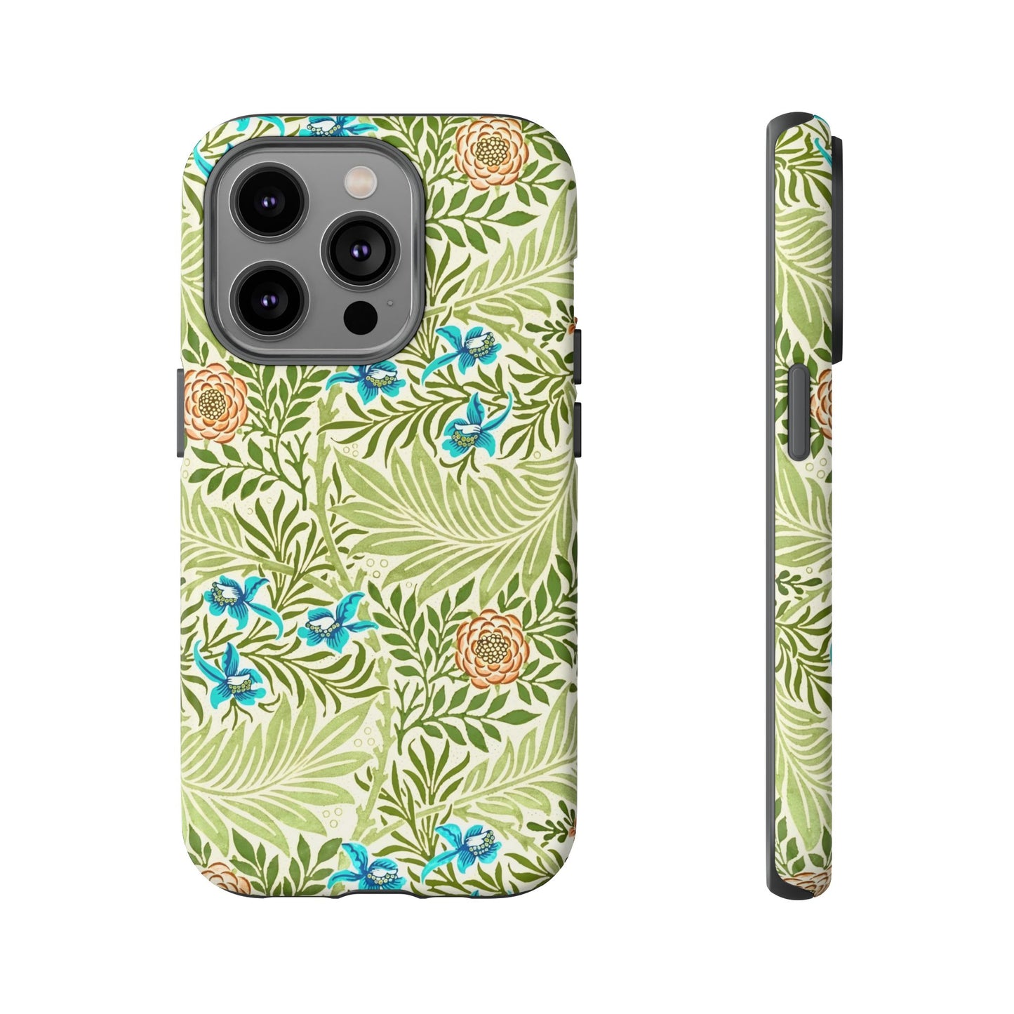 Tough Cases Phone Case, Botanical Print Phone Cover, Floral Smartphone Accessory, Nature-Inspired Tech Gear, Gift for Plant Lovers