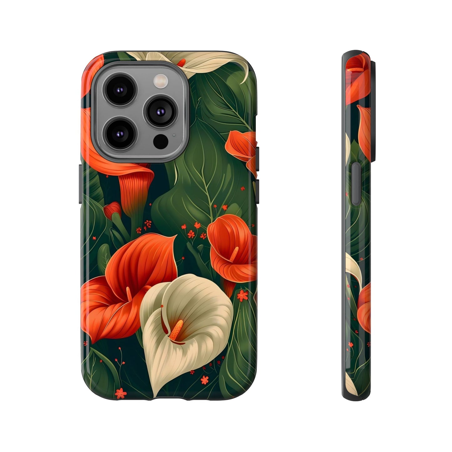 Floral Phone Case, Tough Cases for Stylish Protection, Gift for Her, Nature Lovers, Phone Accessories, Trendy Tech