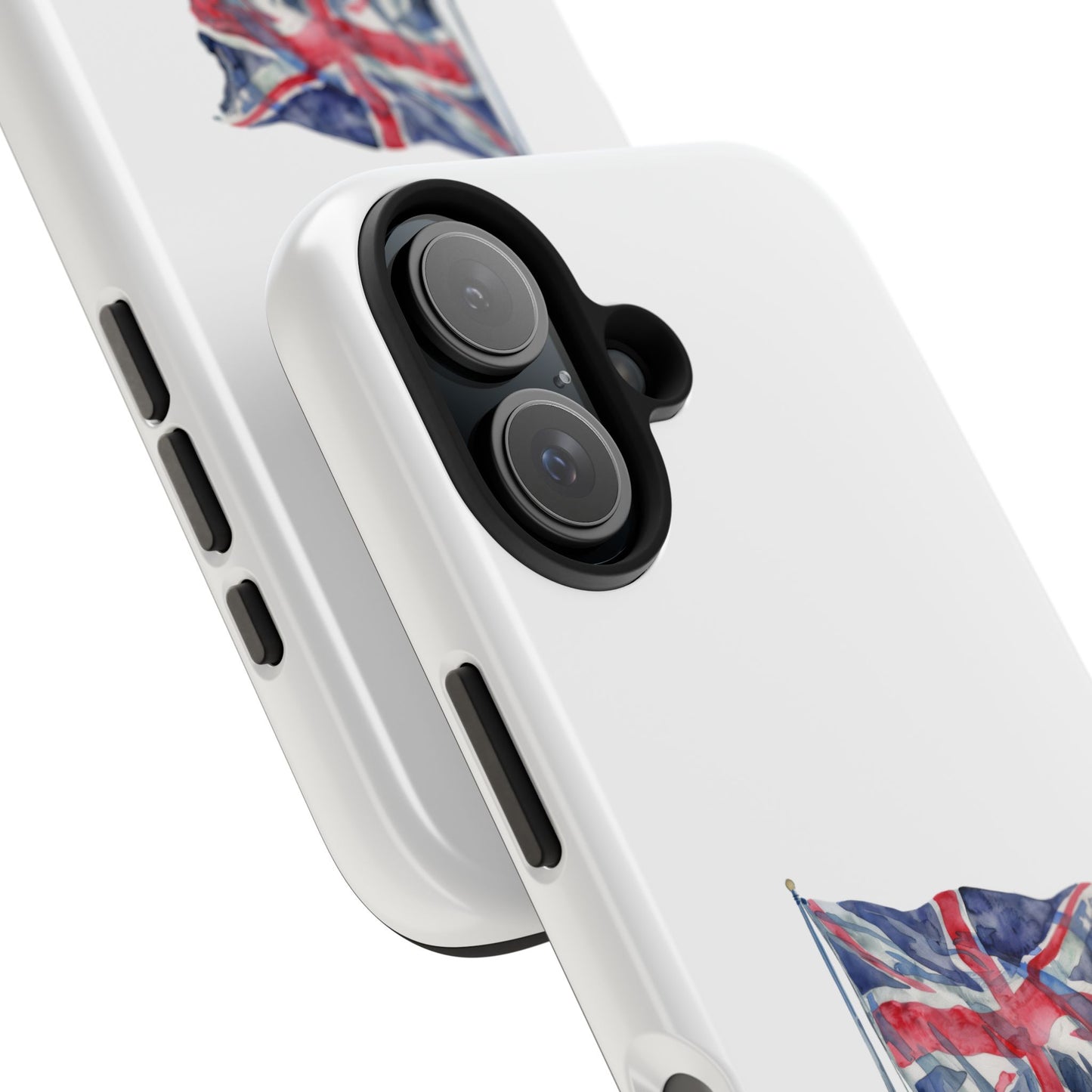 Stylish Tough Phone Case with British Flag Design - Durable & Protective Cover
