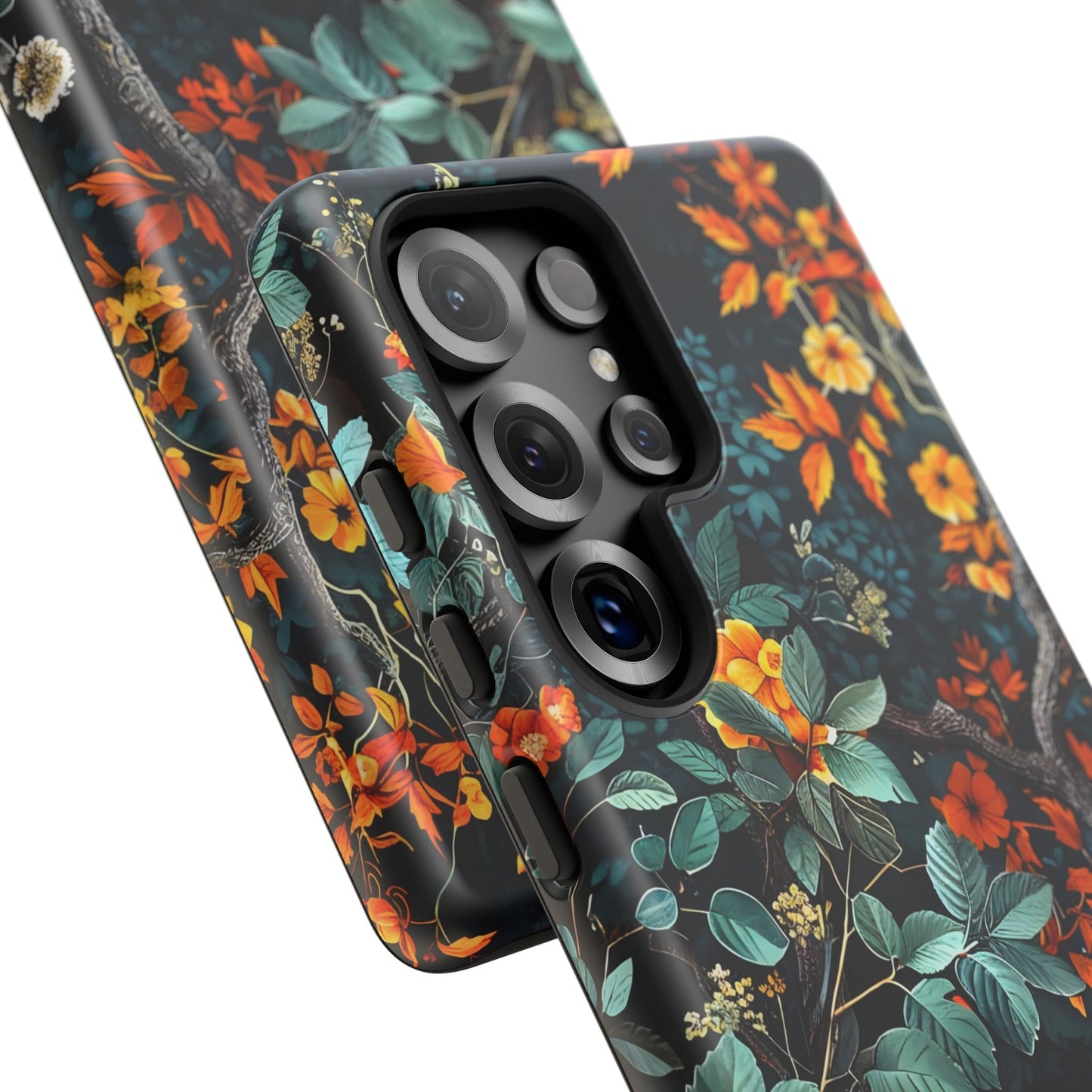 Floral Phone Case | Tough Cases, Protective Cover, Gift for Her, Autumn Vibes, Floral Phone Accessory, Unique Design