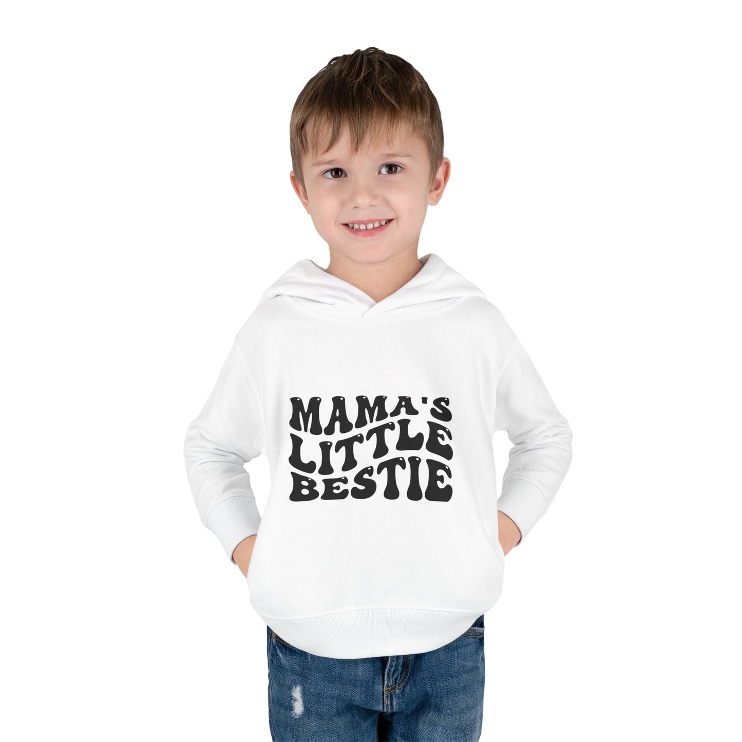 Mama's Little Bestie Toddler Hoodie - Cozy Pullover for Little Ones