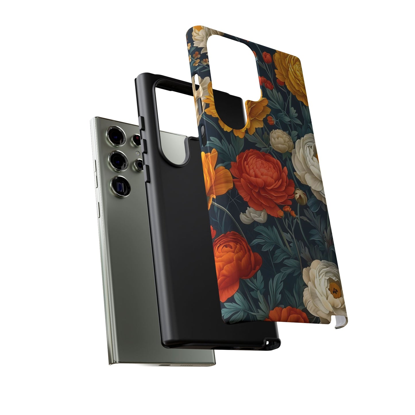 Floral Tough Case for Phones | Durable Floral Phone Cover, Boho Chic, Unique Gift for Her, Phone Protection, Flower Design