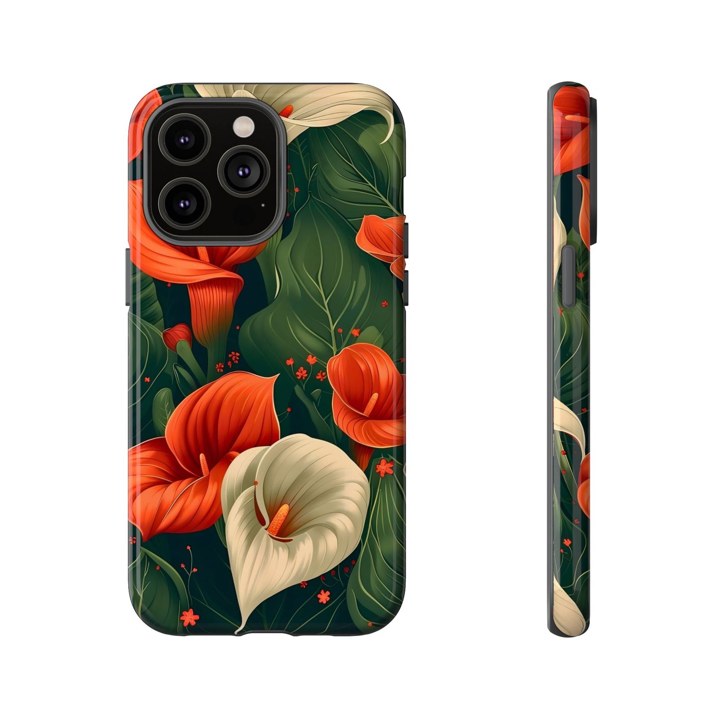 Floral Phone Case, Tough Cases for Stylish Protection, Gift for Her, Nature Lovers, Phone Accessories, Trendy Tech