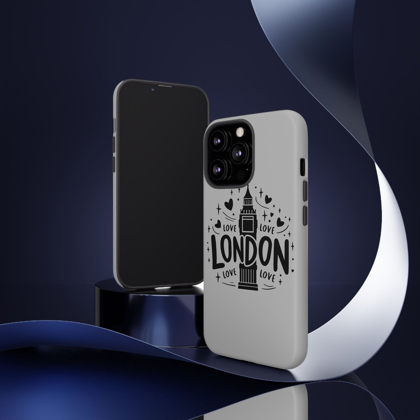 London Love Phone Case, Tough Cases, Stylish Phone Accessories, Unique Gift for Travelers, London Souvenir, Love Design