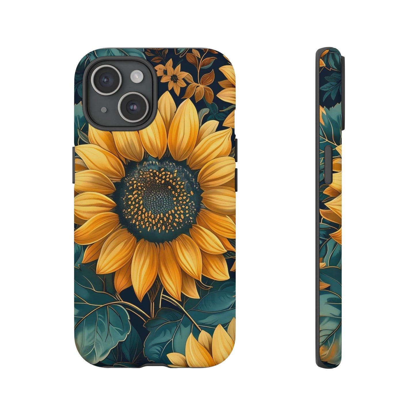 Sunflower Phone Case - Bright Floral Design, Stylish Tough Cover for Sunflower Lovers, Gift for Plant Enthusiasts, Mom Gift, Nature Lovers