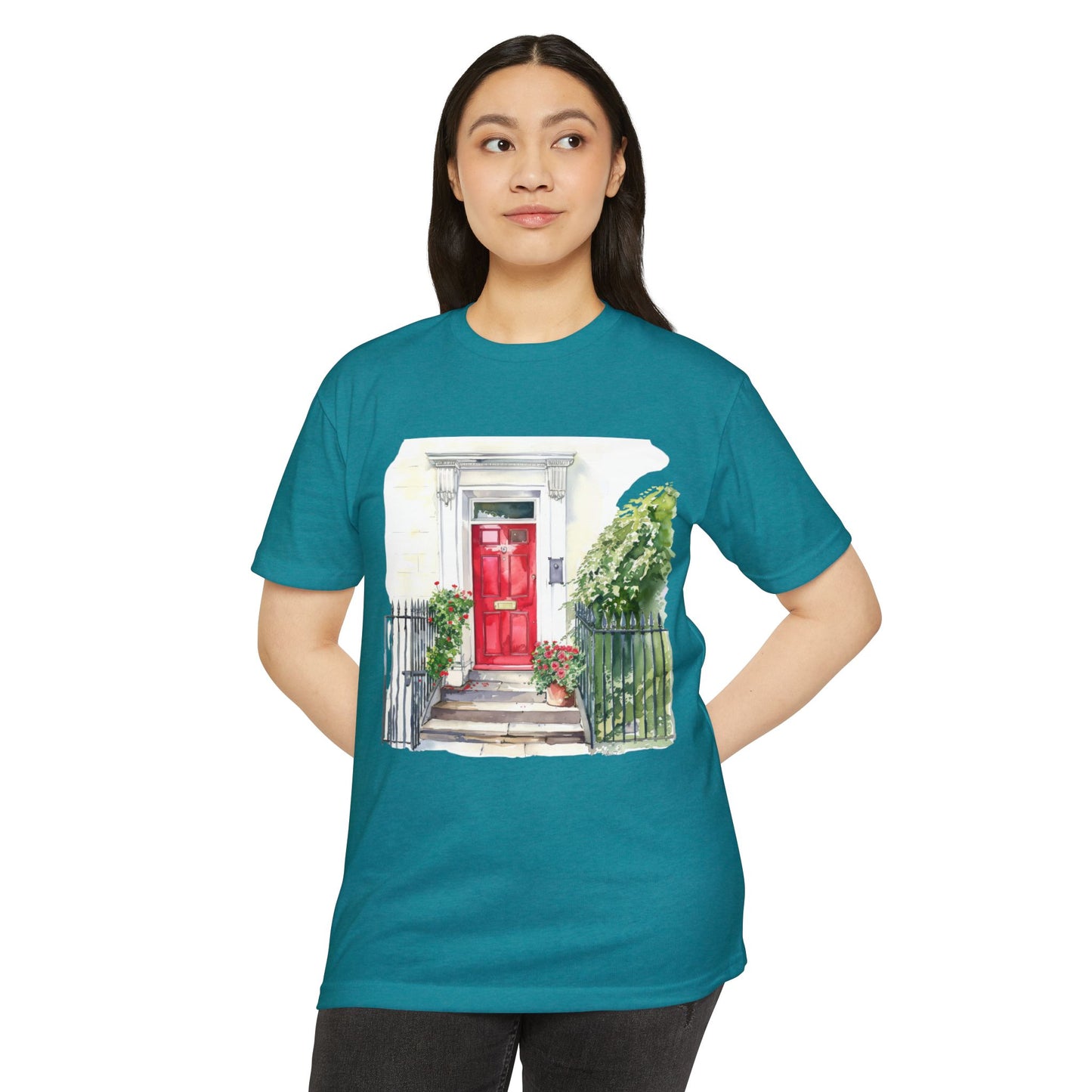Unisex CVC Jersey T-shirt - Scenic Landscapes and Natural Beauty
