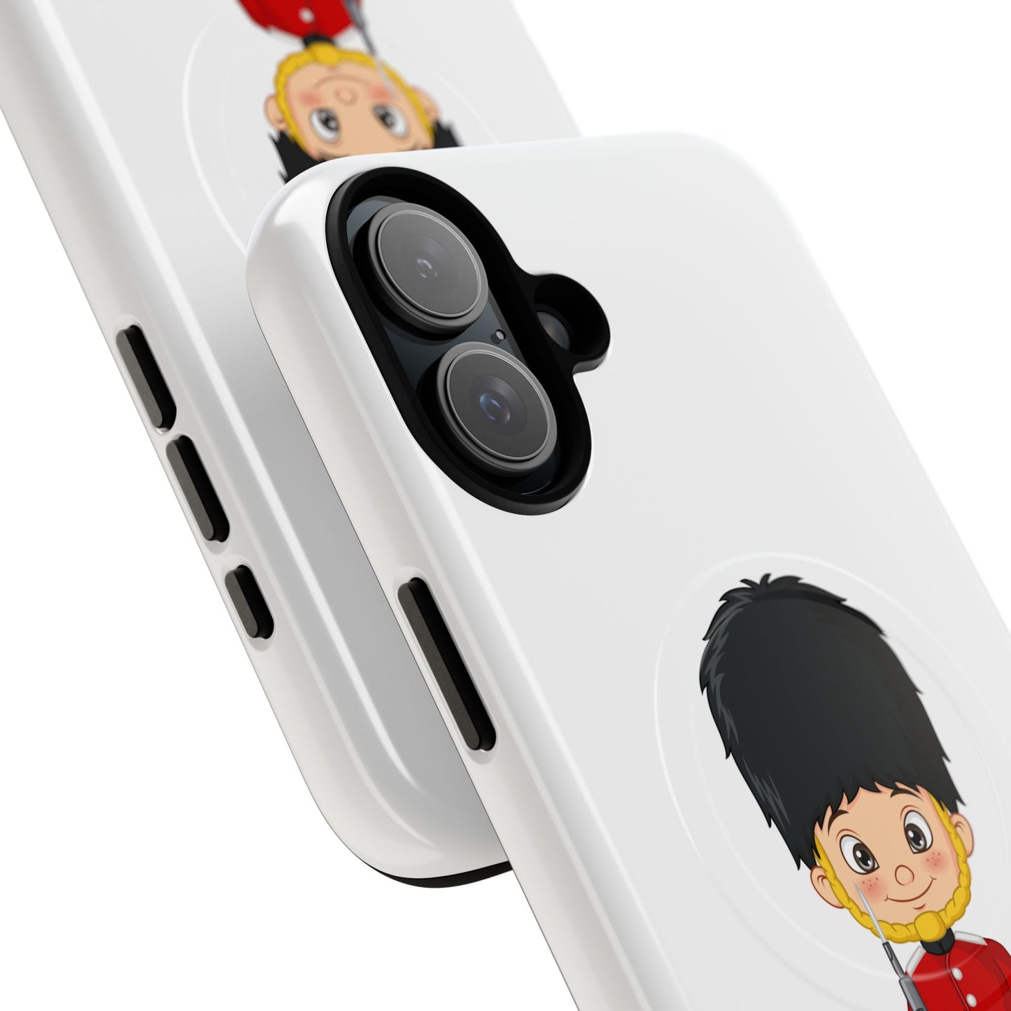 Cute Royal Guard Magnetic Phone Case, Kid's Phone Cover, Tough Magnetic Cases, Unique Gift for Kids, Birthday Gift Ideas