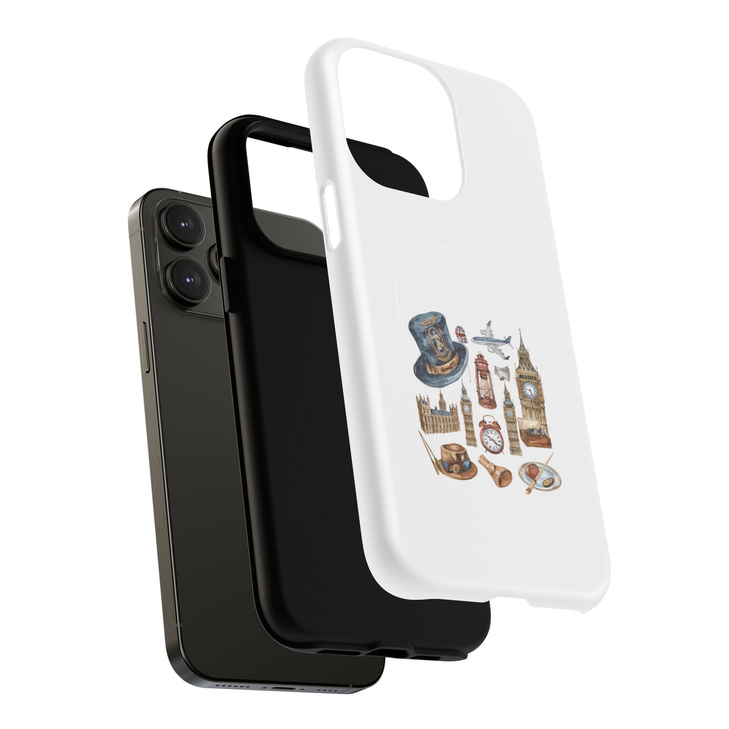 London Adventure Tough Magnetic Phone Case, Gift for Travelers, Unique Design, Travel Accessories, Holiday Present, Custom Phone Cover