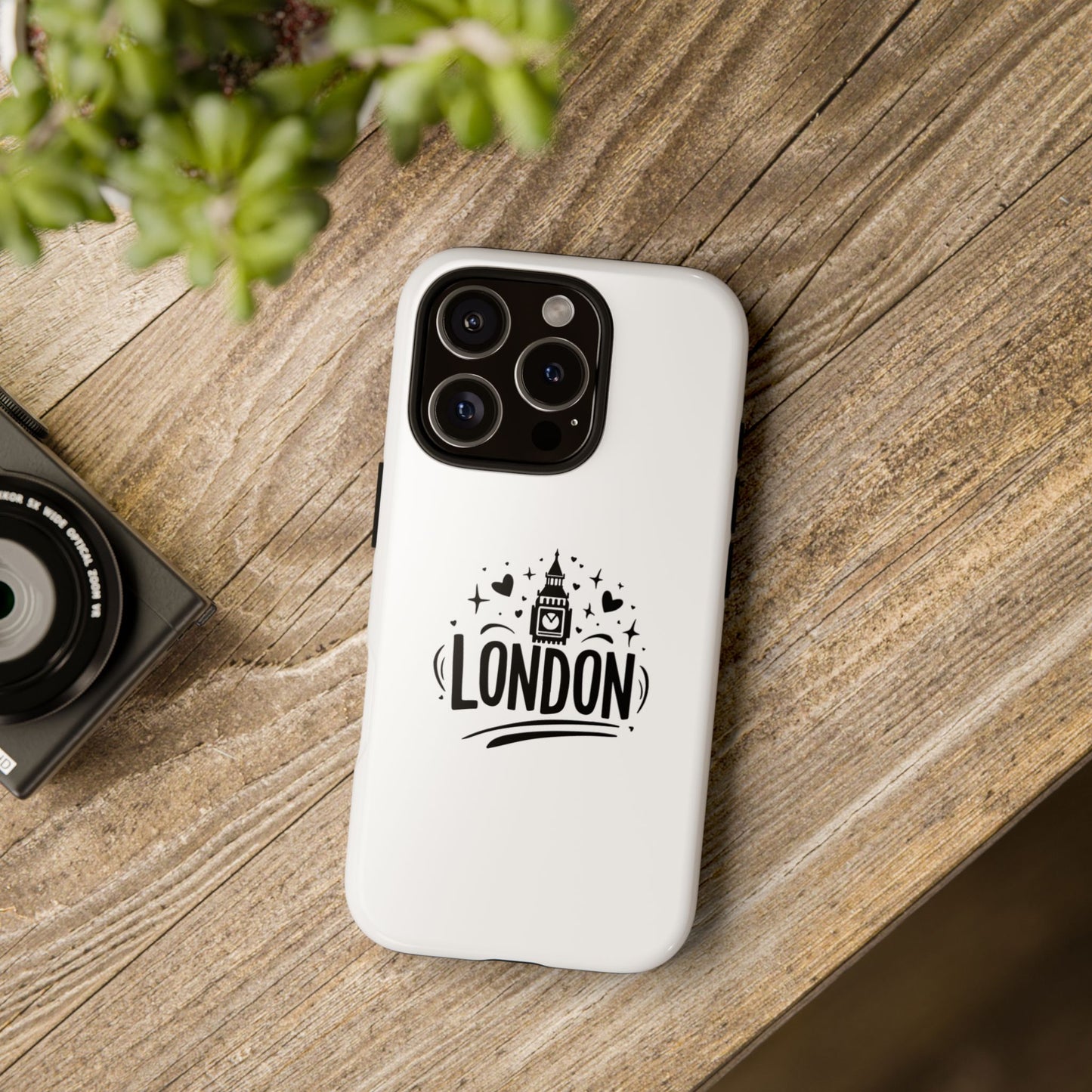 Stylish Phone Case for London Lovers, London Gift, Travel Accessory, Unique Smartphone Case, Cityscape Phone Cover