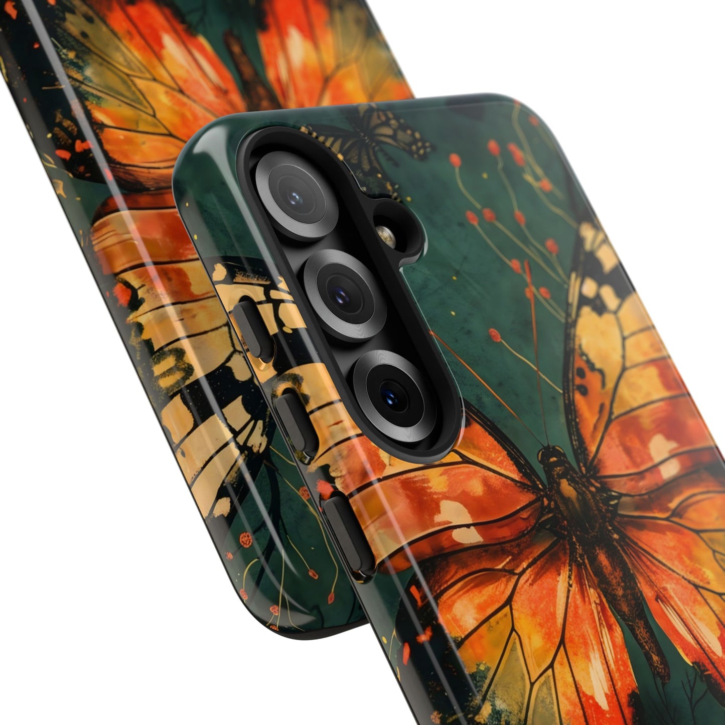 Butterfly Phone Case – Tough Cases for Nature Lovers, Floral Design, Butterfly Art, Unique Gift, Eco-Friendly Protection