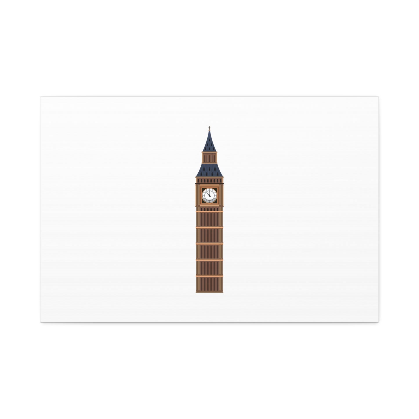 Big Ben Canvas Wall Art, Modern Home Decor, London Decor, Gift for Travel Lovers, Office Wall Art, Minimalist Art Print