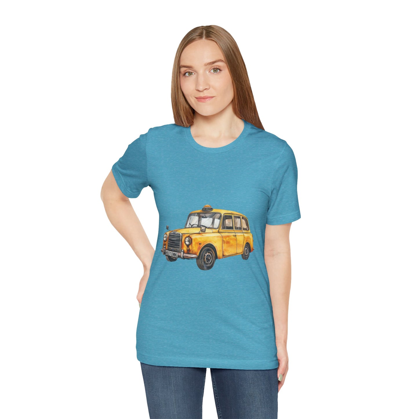 Unisex Jersey Short Sleeve Tee - Trendy British Vintage Car