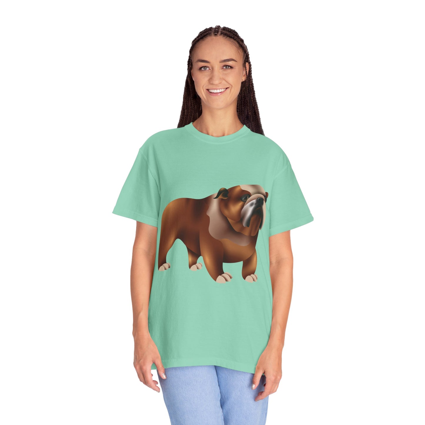 Unisex Garment-Dyed T-shirt - Lovely British Dog