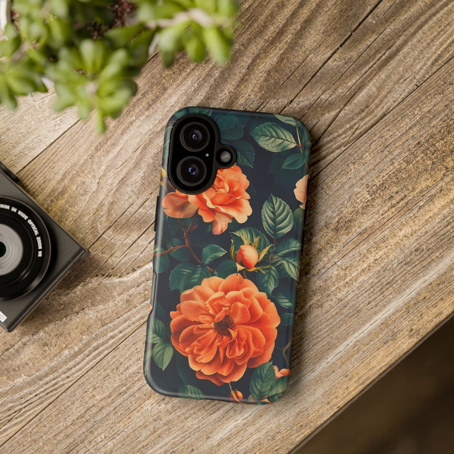 Floral Phone Case, Tough Cases for Nature Lovers, Botanical Design, Phone Protection, Gift for Her, Trending Floral Accessories