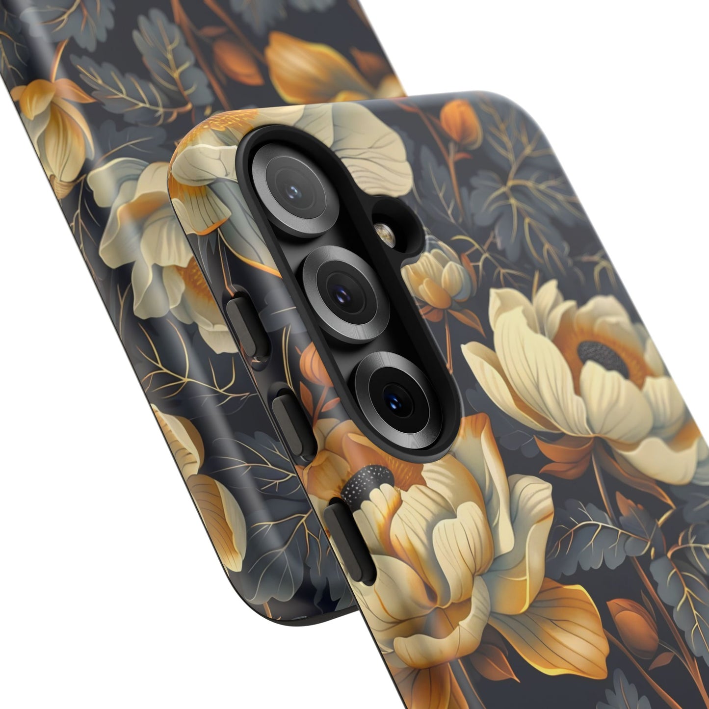 Floral Phone Case - Tough Cases, Stylish Mobile Cover, Flower Design, Holiday Gift, Trendy Accessory, Eco-Friendly Case
