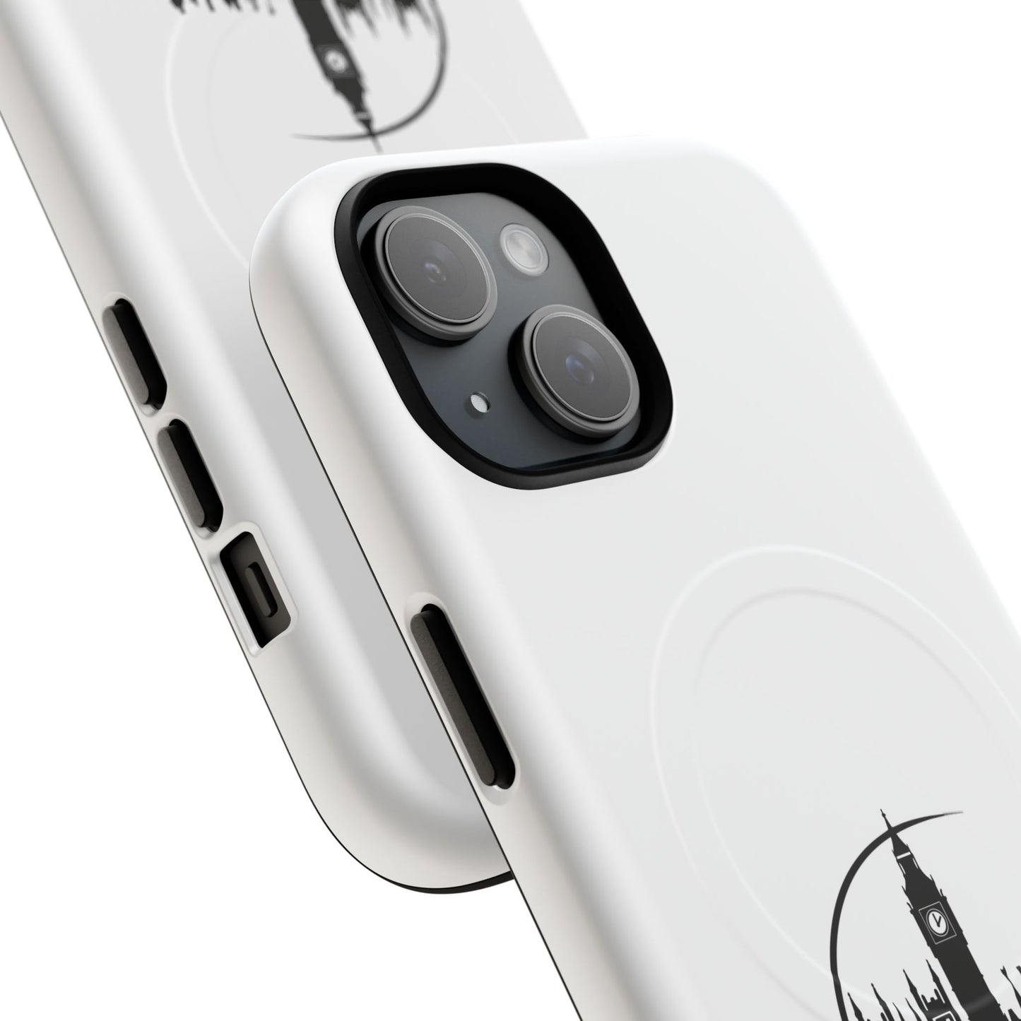 Stylish Tough Magnetic Phone Case with London Skyline, Unique Design, Perfect Gift for Travelers, Phone Protection, Customizable Accessories