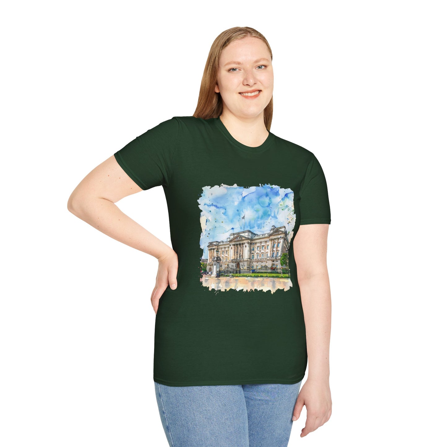 Unisex Softstyle T-Shirt - England Aesthetics - Embracing Classic British Charm