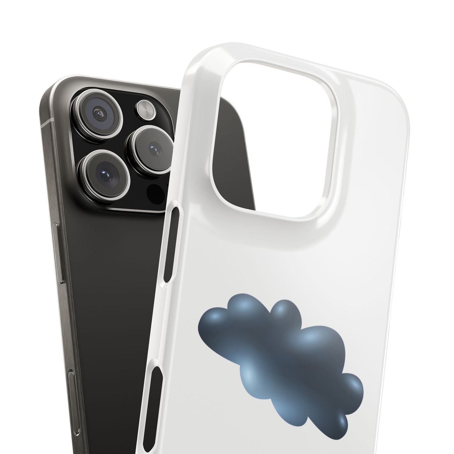 Soft Cloud Slim Phone Cases | Aesthetic Phone Cover, Cute Gift for Teens, Minimalist Design, Trendy Phone Accessories, Cloud Lover
