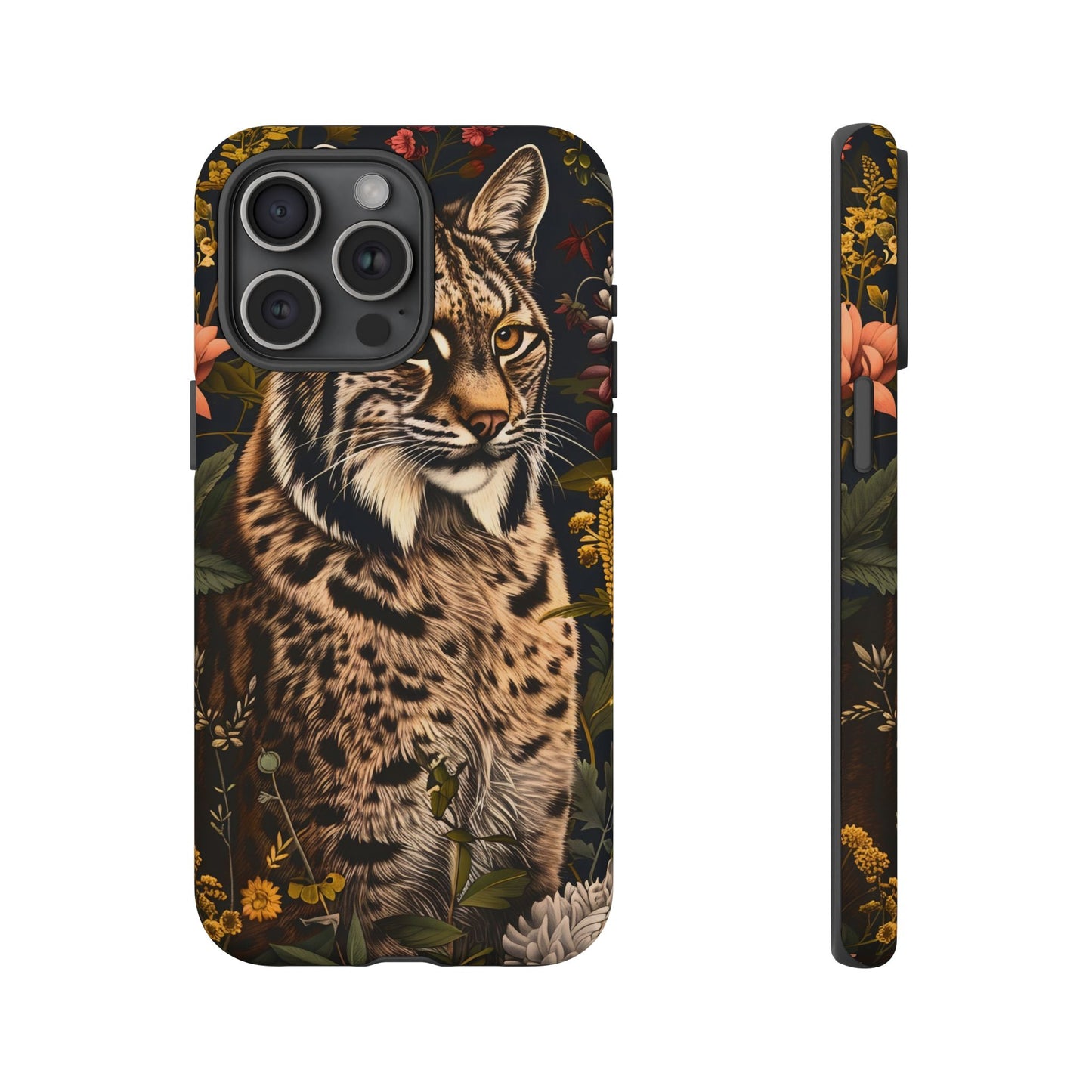 Wildlife Phone Case with Lynx Design, Tough Cases, Animal Lovers Gift, Nature Inspired Accessories, Unique Tech Protection