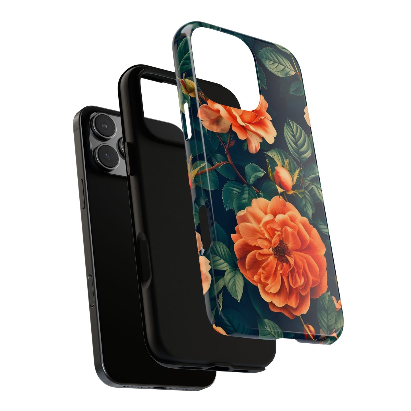 Floral Phone Case, Tough Cases for Nature Lovers, Botanical Design, Phone Protection, Gift for Her, Trending Floral Accessories