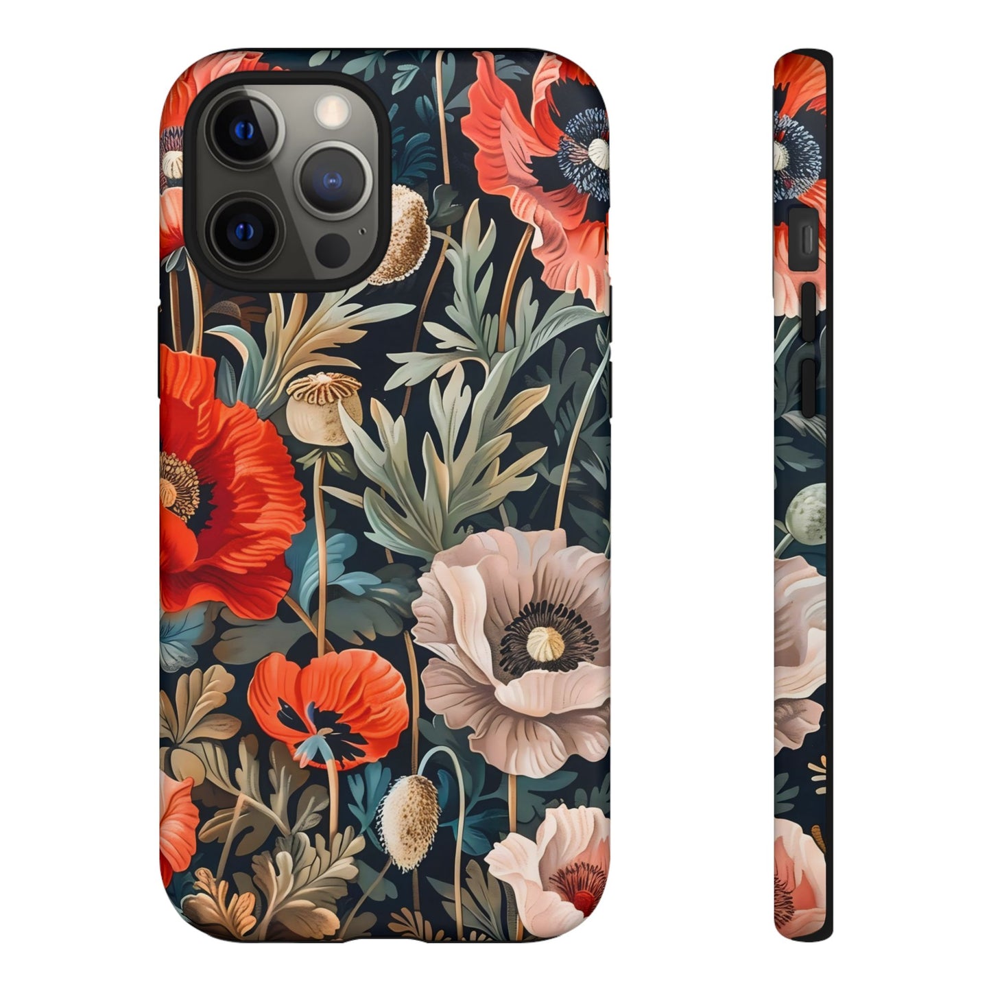 Floral Phone Case - Tough Cases, Flower Design, Chic Tech Accessories, Stylish Gifts, Unique Phone Protectors