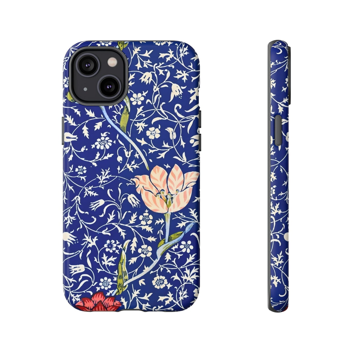 Floral Phone Case, Unique Tough Phone Cover, Gift for Her, Spring Decor, Durable Protective Case, Elegant Floral Design