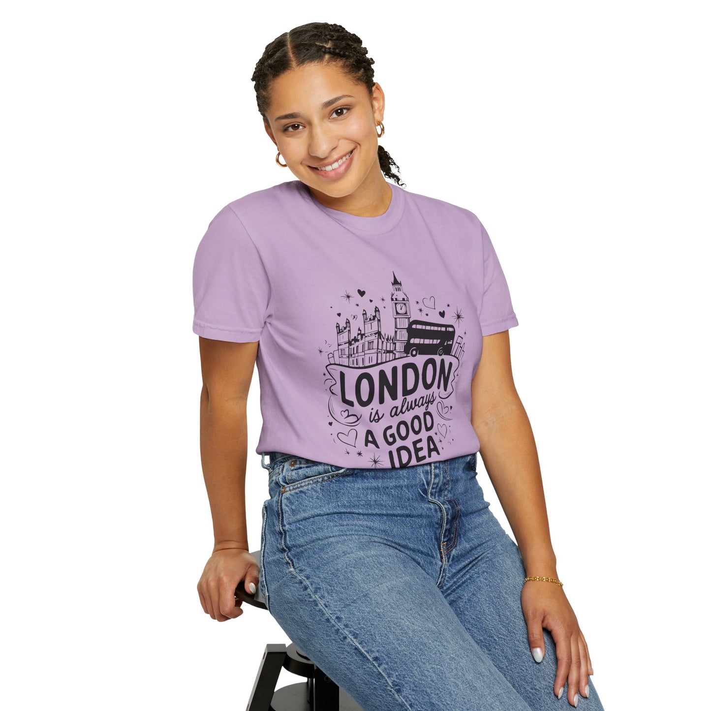 Unisex Garment-Dyed T-shirt - London is Always a good idea