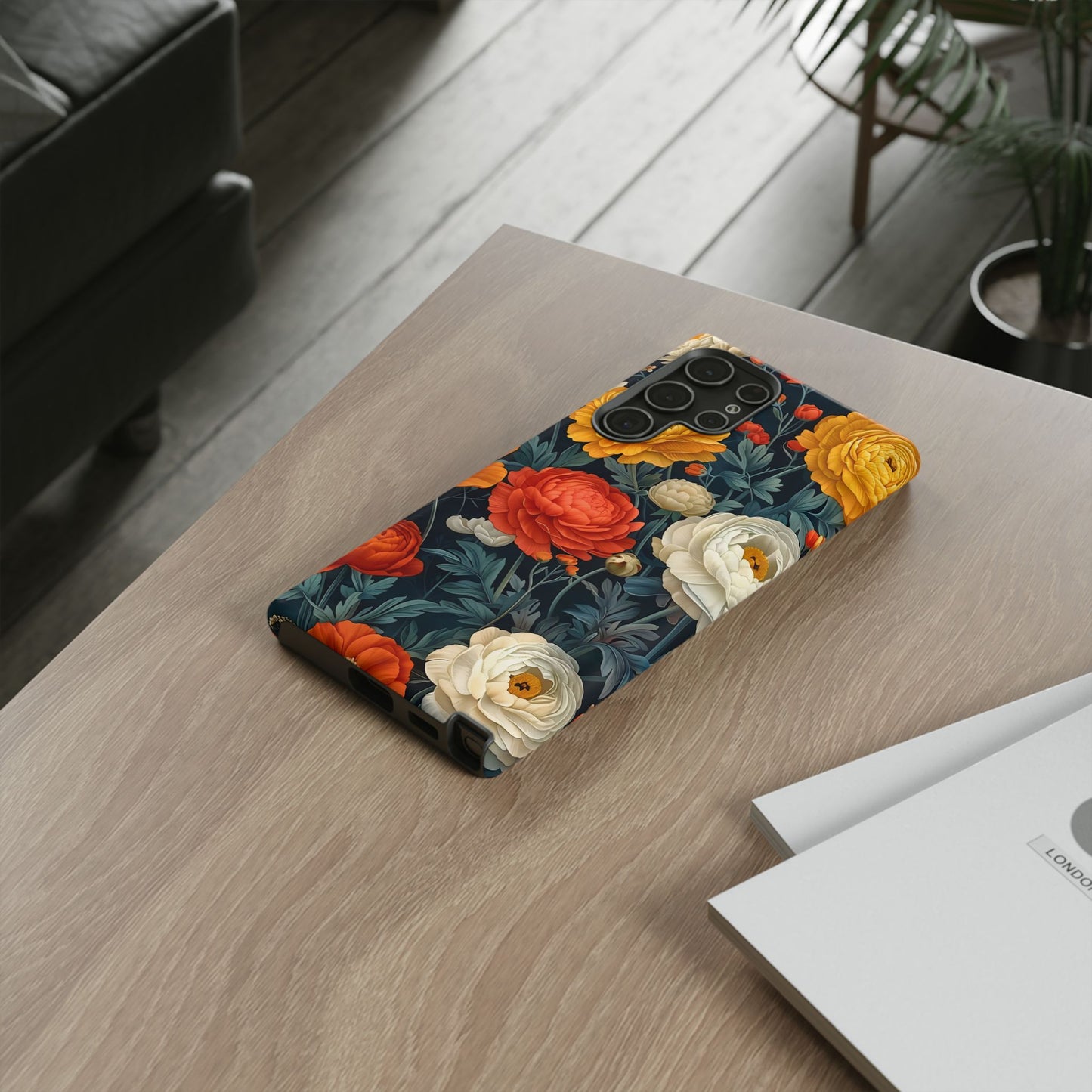 Floral Tough Case for Phones | Durable Floral Phone Cover, Boho Chic, Unique Gift for Her, Phone Protection, Flower Design