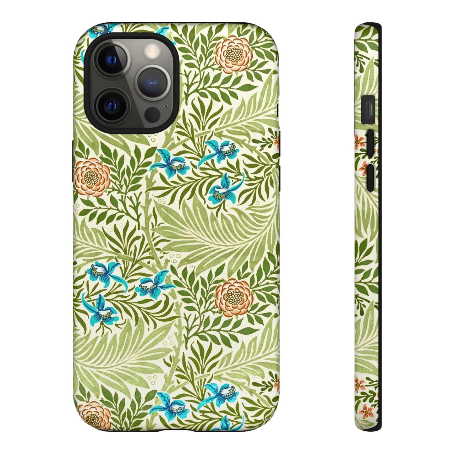 Tough Cases Phone Case, Botanical Print Phone Cover, Floral Smartphone Accessory, Nature-Inspired Tech Gear, Gift for Plant Lovers