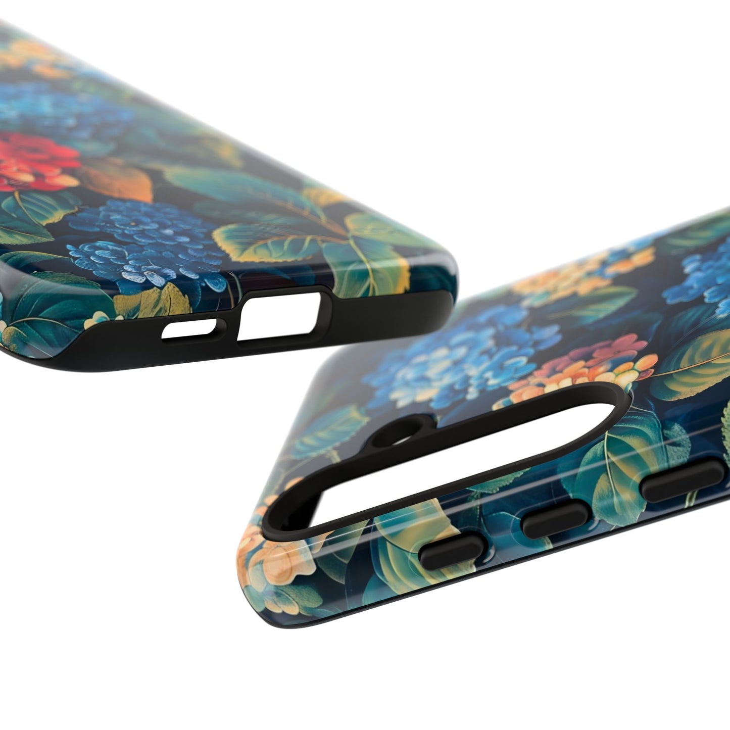 Floral Phone Case, Stylish Tough Case for Gardener Gift, Flower Lover Accessory, Pretty Floral Design, Protective Case