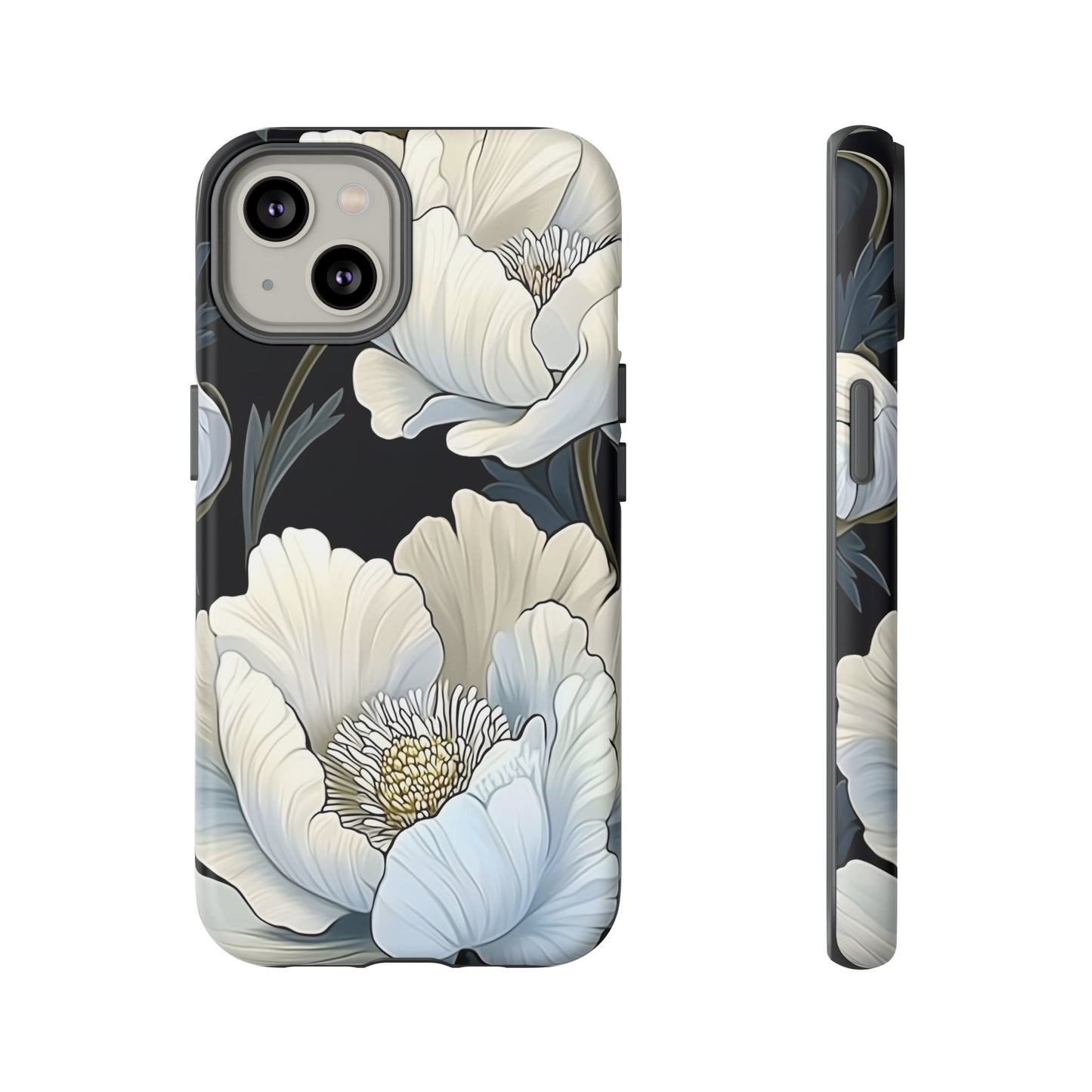 Floral Phone Case, Tough Cases for Women, Stylish Phone Cover, Floral Design Phone Protector, Nature Inspired Tech Accessories