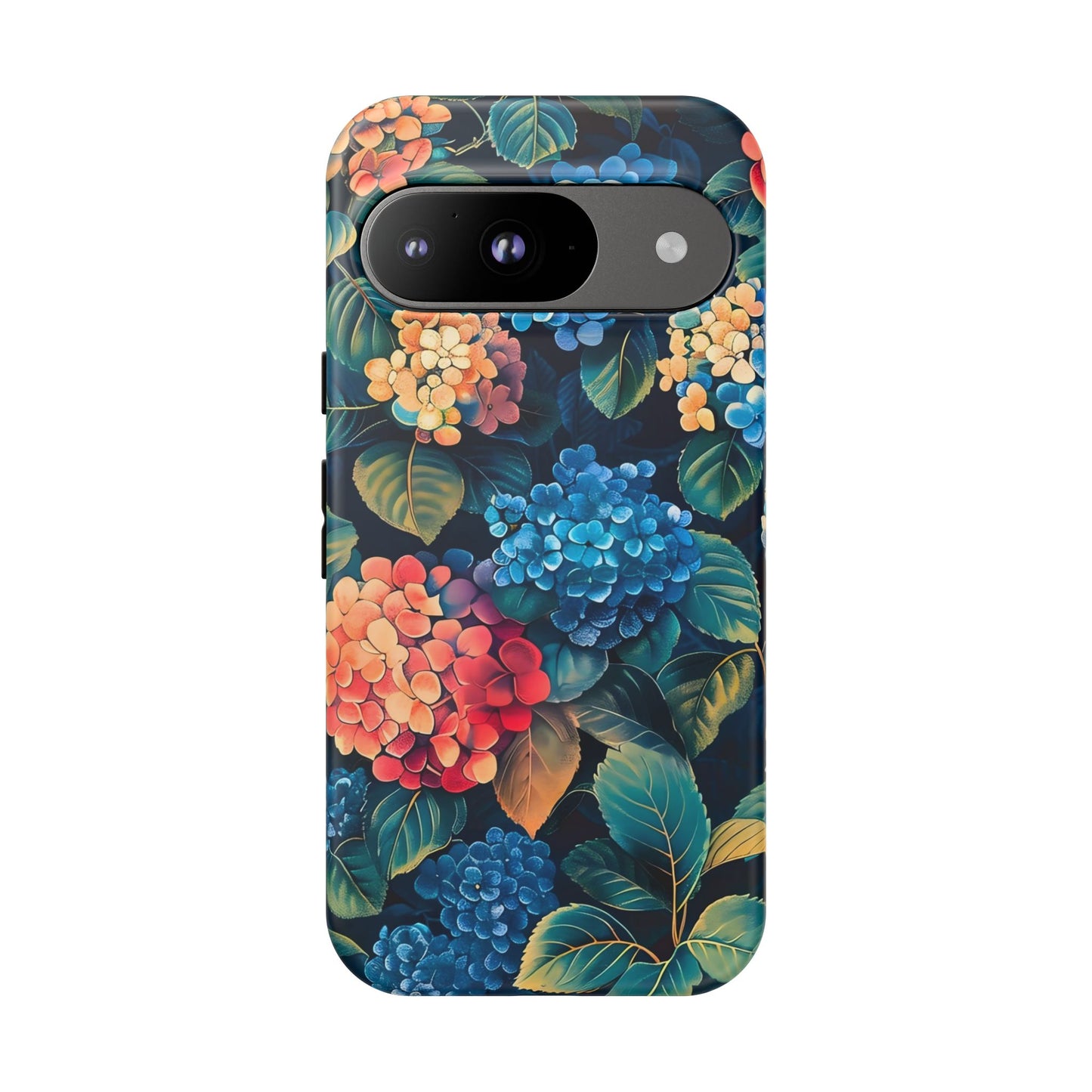 Floral Tough Phone Case, Durable Smartphone Cover, Flower Design, Gift for Her, Stylish Protection