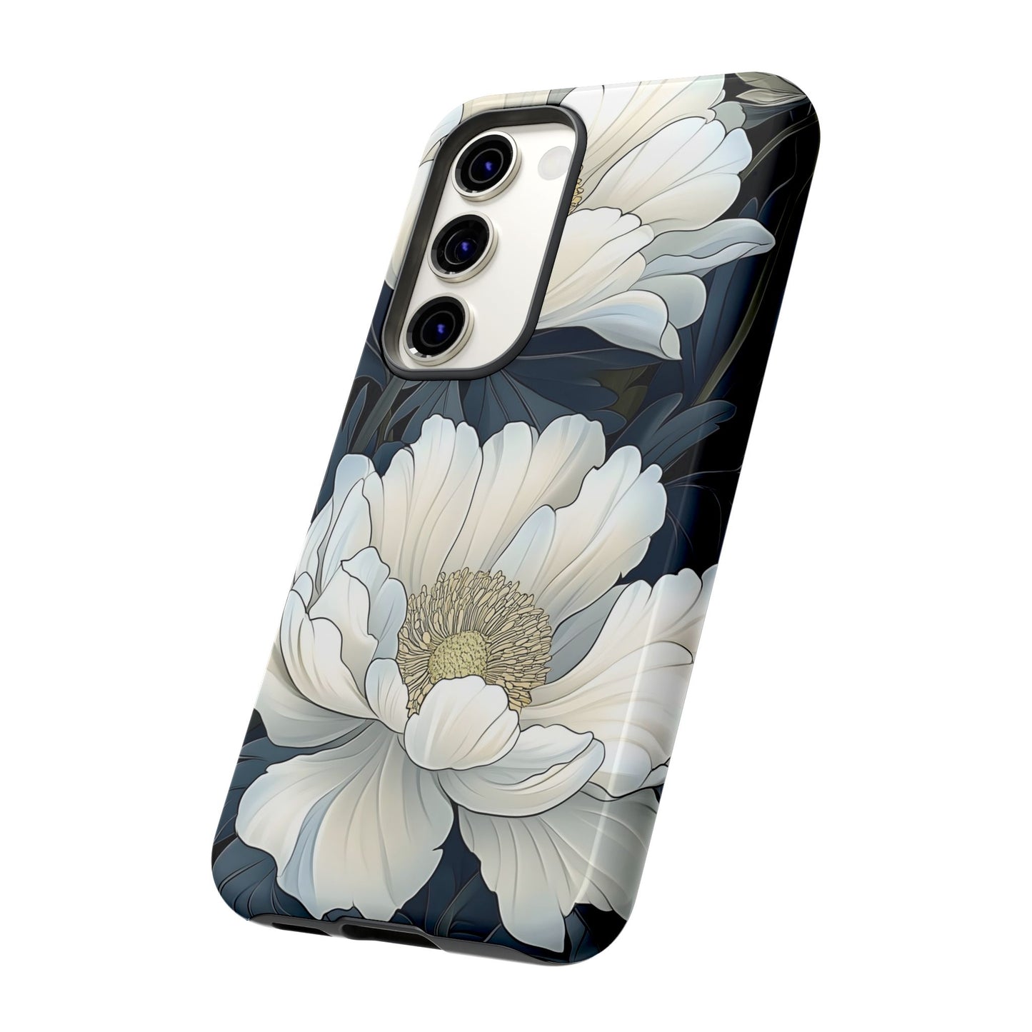 Elegant Floral Phone Case, Floral iPhone Cover, Flower Art Phone Case, Eco-Friendly Mobile Protection, Tough & Stylish Phone Case
