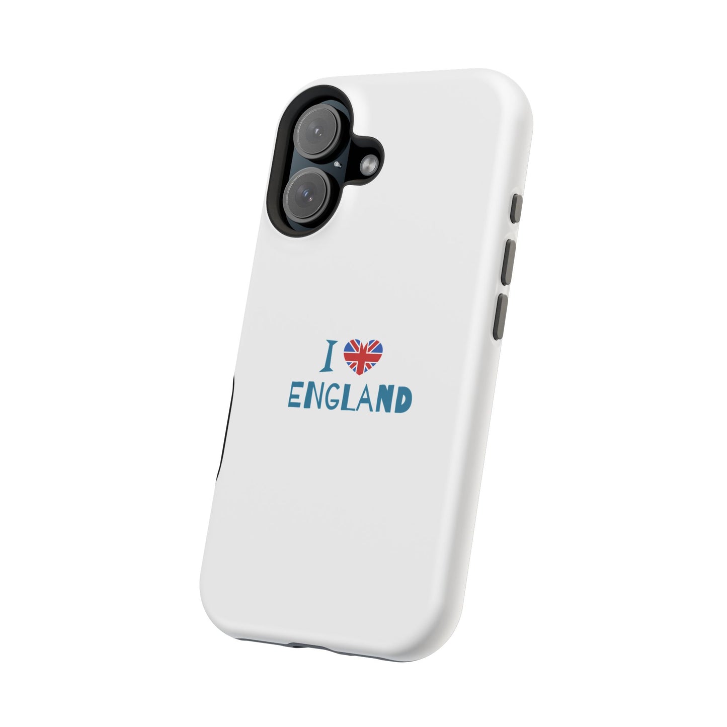 I Love England Magnetic Tough Cases, Phone Cover, Gift for Travelers, Souvenir, England Pride, Durable Phone Protection
