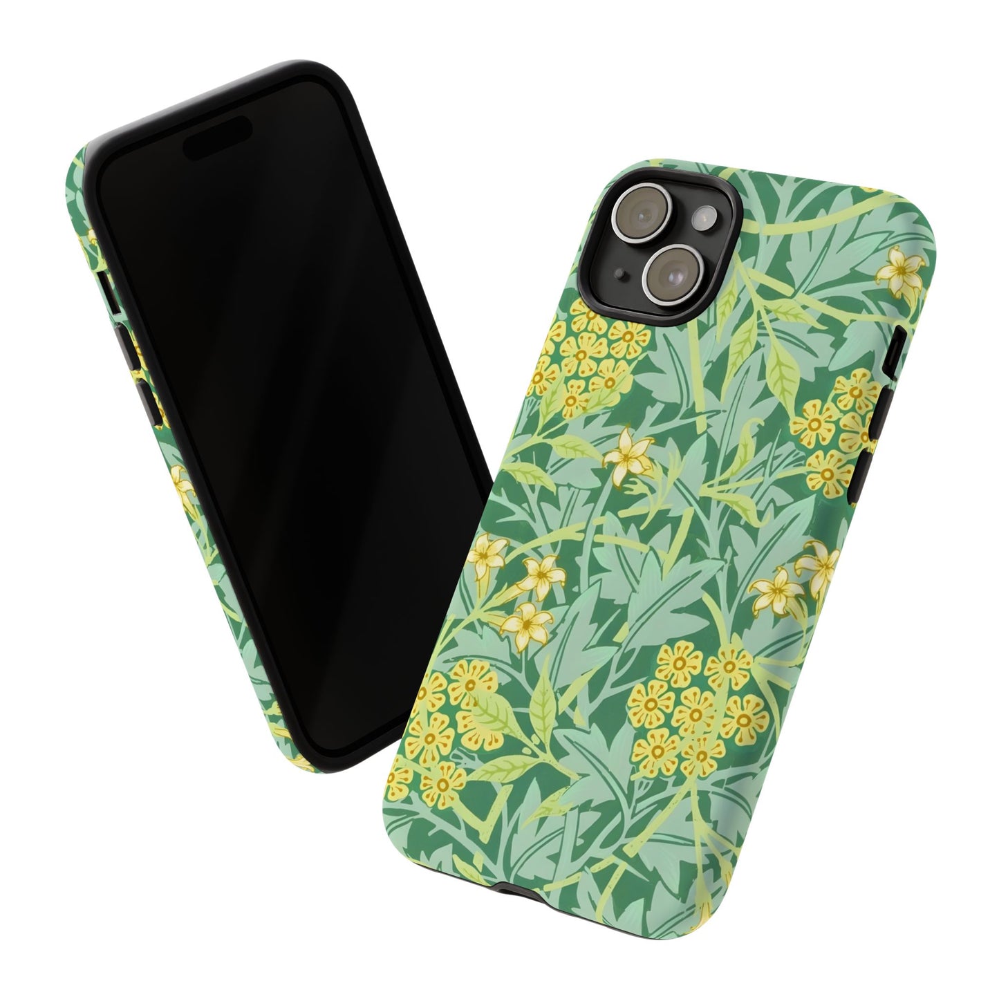 Tough Cases Organic Floral Phone Case, Stylish iPhone Cover, Eco-Friendly Gift, Nature Lover Accessory, Spring Decor, Unique Phone Protector